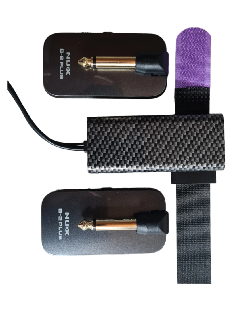 NUX B-2 Plus 2,4 GHz Wireless Funk mit LIMEX Kopfhörer-Interface KHIF-2 Riemenversion