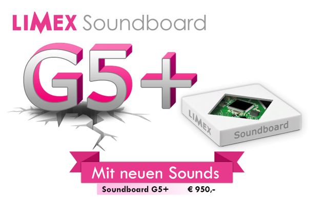 LIMEX Soundboard G5 PLUS für LIMEX MPRX